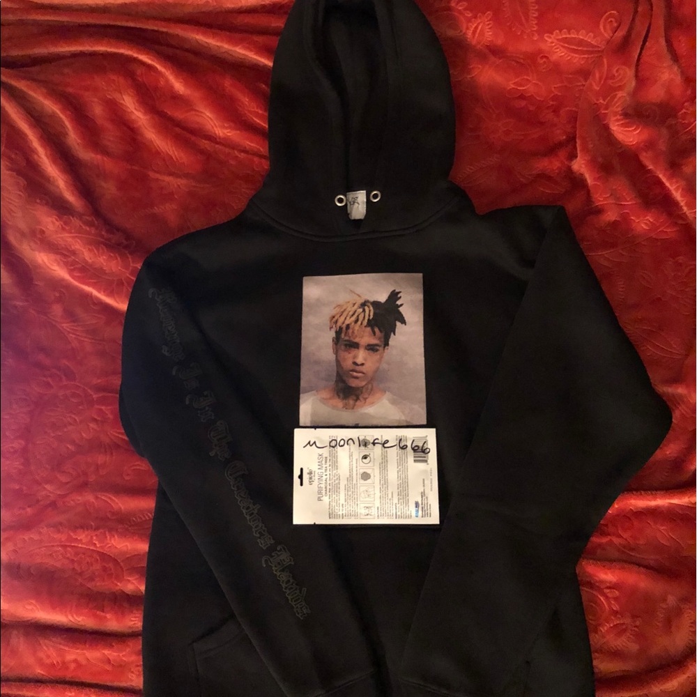 Revenge XXXTentacion mugshot hoodie size Medium